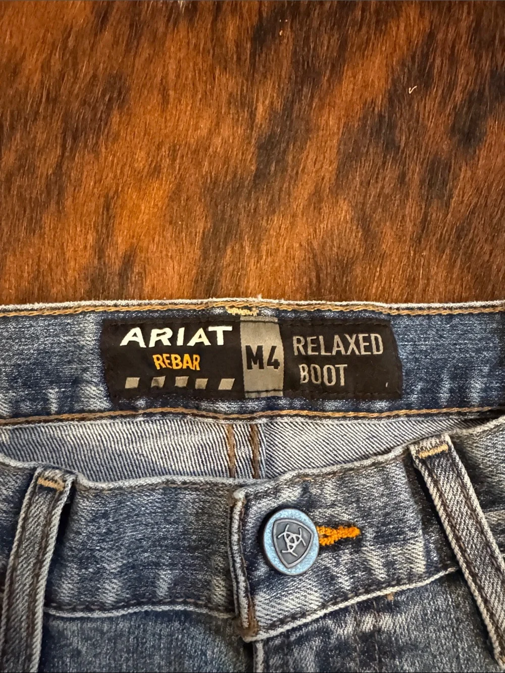Ariat Men's Light Blue Straight Jeans